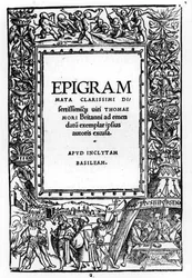 Das Lager des barbarischen Königs, Epigramme von Thomas More (1478-1535)